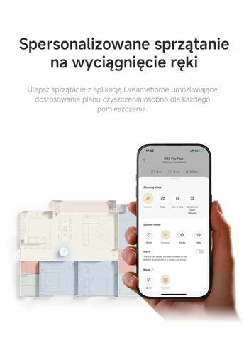 Robot sprzątający Dreame D20 Pro Plus biały na Arena.pl