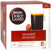 Kawa kapsułki DOLCE GUSTO - NESCAFE GRANDE INTENSO 16szt + videobook
