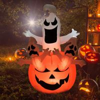 Dmuchana ozdoba na HALLOWEEN dynia duchy LED