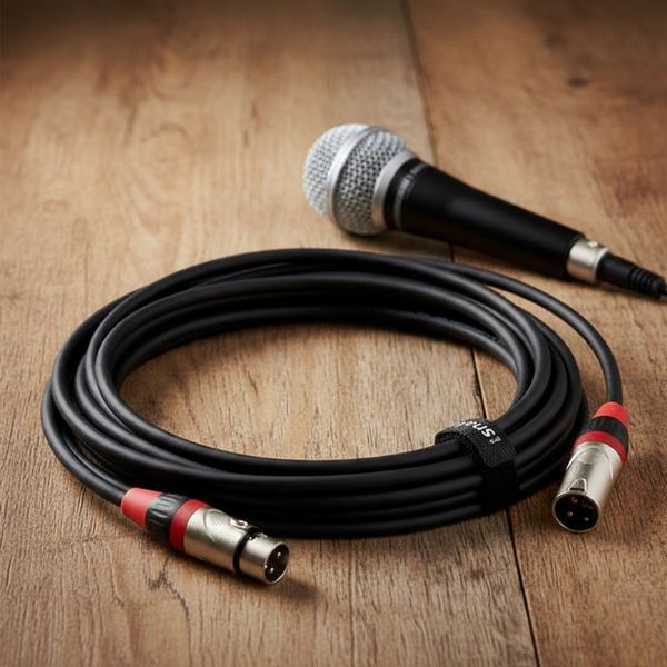 Kabel Mikrofonowy XLR pro snake TPM 10m Czerwony Ring zdjęcie 5