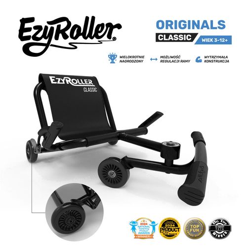 Gokart dla dzieci EzyRoller Classic Metal Black na Arena.pl