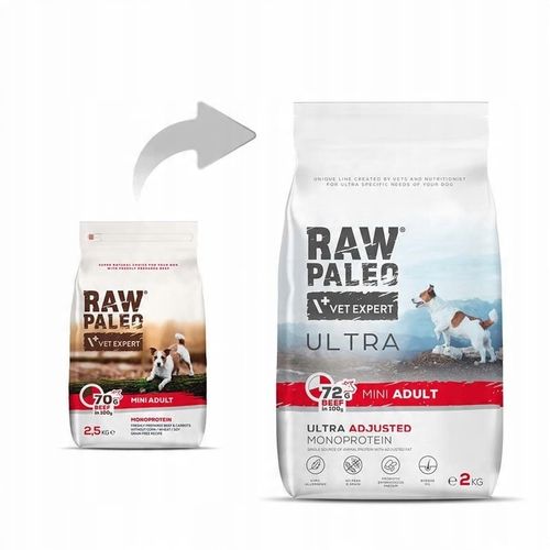 Raw Paleo Mini Adult Wołowina 2 kg na Arena.pl
