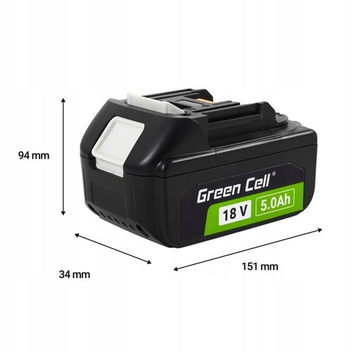 Bateria Green Cell BL1850B do Makita LXT 18V System Akumulator 18 V 5Ah na Arena.pl
