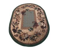 Dywan owalny BCF Alfa 01 zielony 150 x 210 cm zielony