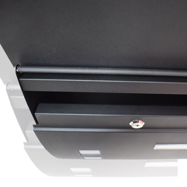 SKRZYNKA POCZTOWA NA LISTY MODERN DESIGN GRAFITOWA 14411 zdjęcie 8