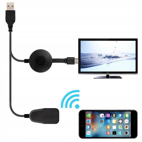 BEZPRZEWODOWY ADAPTER HDMI WIFI CHROMECAST MIRRORSCREEN 2W1 na Arena.pl