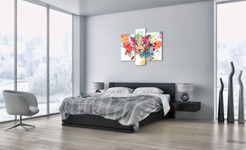 Obraz Na Płótnie - Pantera Rysunek - 95X80 Cm - Cb95X80-3068 na Arena.pl