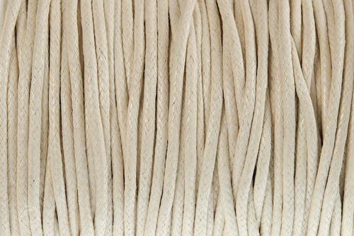 SZNUREK bawełniany woskowany 2mm ecru 50m na Arena.pl