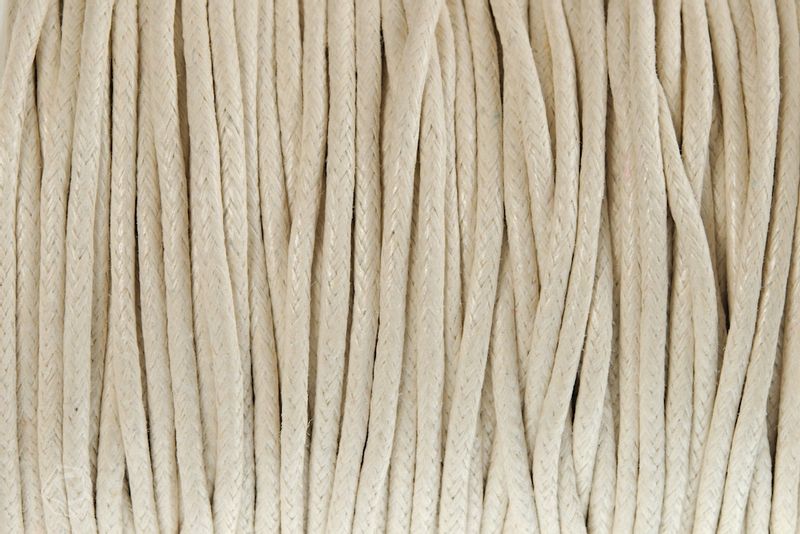 SZNUREK bawełniany woskowany 2mm ecru 50m zdjęcie 3