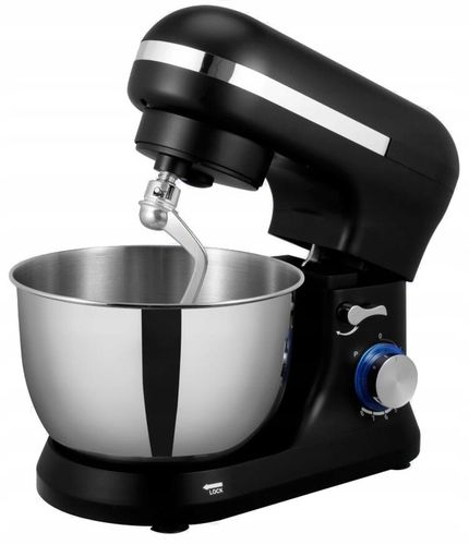 Robot Planetarny Kuchenny RUHHY 4,5L Wielofunkcyjny Mikser do Ciasta CZARNY na Arena.pl