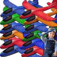 12X SAMOLOT STYROPIANOWY SZYBOWIEC RZUTKA SAMOLOTY ZE STYROPIANU DLA DZIECI