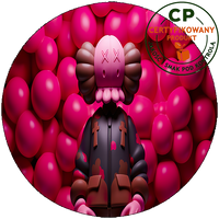 Opłatek na tort KAWS