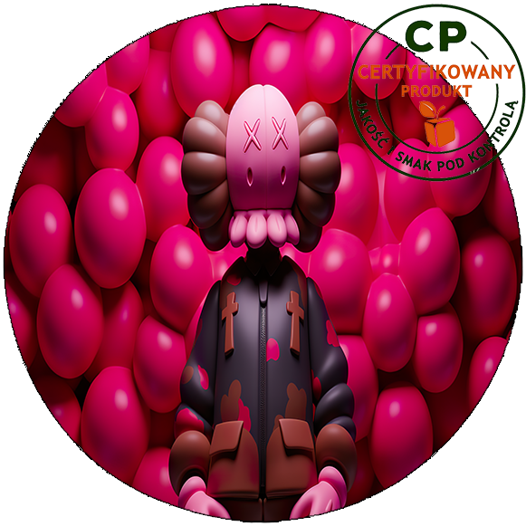 Opłatek na tort KAWS zdjęcie 1