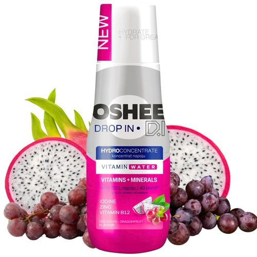 Oshee Drop In koncentrat do sodastream czerwone winogrono-smoczy owoc na Arena.pl