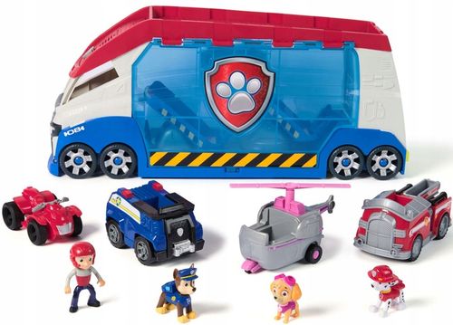 PSI PATROL PATROLOWIEC DUŻY ZESTAW 4 POJAZDY RYDER CHASE MARSHALL SKYE na Arena.pl