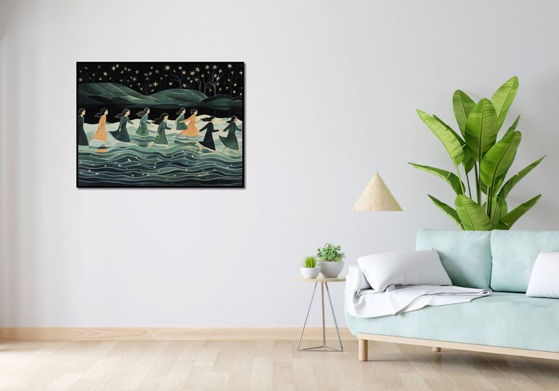 Plakat 100x75cm Nocna Procesja zdjęcie 4