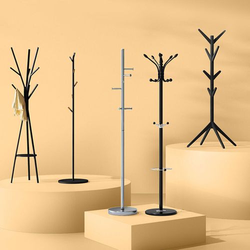 Wieszak stojący 6 haków czarny na Arena.pl