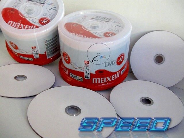 Płyty MAXELL DVD-R do nadruku BIAŁE printable 100 zdjęcie 6