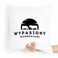 Prezent Poduszka Dla Ochroniarza Stróż Wypasiony Z Nadrukiem Ze Zdjęciem