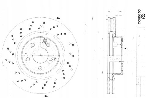 TARCZA HAM PRZOD 330X32 V BREMBO na Arena.pl