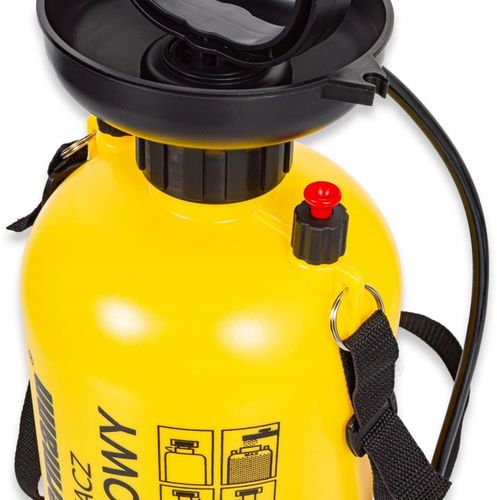 RĘCZNY OPRYSKIWACZ CIŚNIENIOWY SPRYSKIWACZ DUŻA POJEMNOŚĆ 5L REGULACJA na Arena.pl