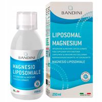 Bandini Magnez liposomowy, płynny suplement diety 250 ml, bez GMO z miarką