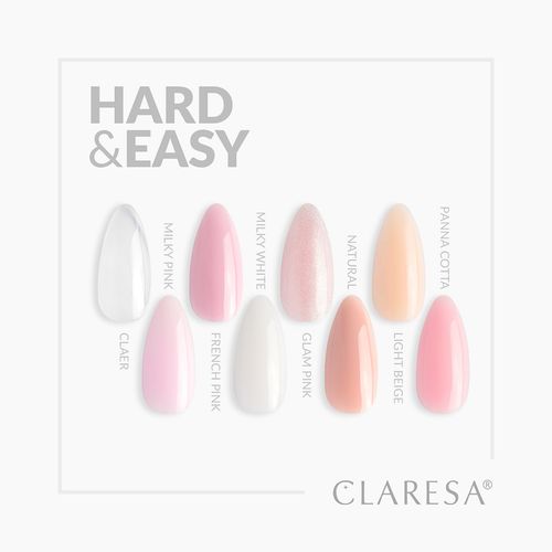 Claresa Żel budujący Hard&easy builder gel light beige 45g na Arena.pl