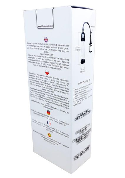 Pompka-Powerpump MASTER - Black&Clear zdjęcie 4