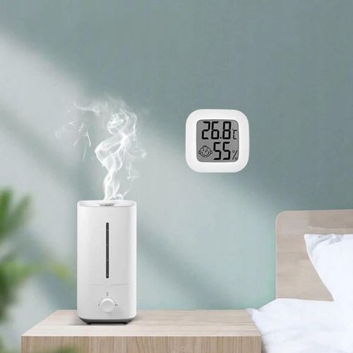 TERMOMETR CYFROWY ELEKTRONICZNA STACJA POGODY HIGROMETR POKOJOWY 4 na Arena.pl