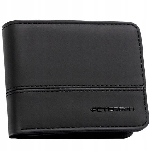 Portfel męski klasyczny poziomy RFID STOP mały kompaktowy prezent na Arena.pl