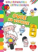 kolorowanka aktywizująca z naklejkami "owce na wypasie" martel