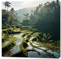 Obraz 90x90cm Zielone Sanktuarium