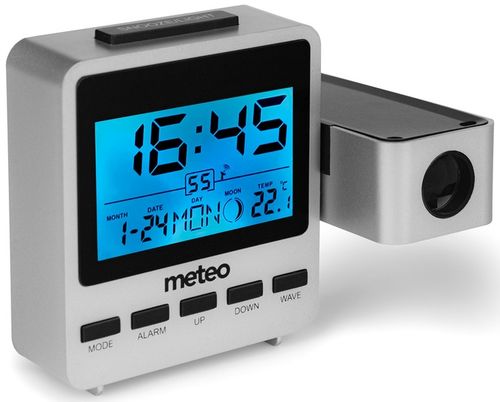 ZEGAR Z PROJEKTOREM TERMOMETR BUDZIK STACJA POGODY DCF na Arena.pl