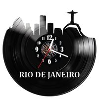 Zegar ścienny z płyty winylowej Rio de Janeiro 1040.14