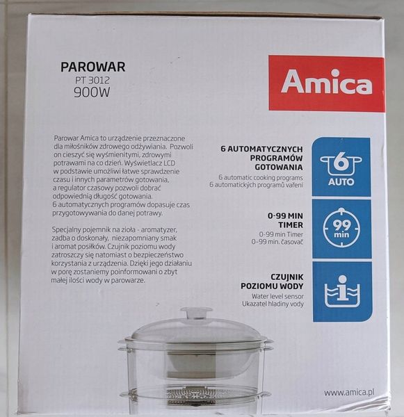 Parowar AMICA PT3012 zdjęcie 9
