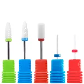 Zestaw frezów ceramicznych 5szt do hybrydy żelu