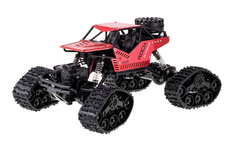 Samochód RC Rock Crawler 4x4 LHC012 auto 2w1 czerwony zdjęcie 1