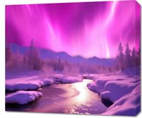 Obraz 70x60cm Aurora Nad Niebiem