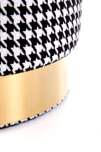 Pufa Ranu czarno-biała zdjęcie 3