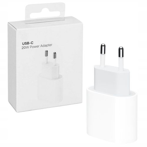 SZYBKA ŁADOWARKA DO IPHONE KOSTKA 20W + KABEL 1M / USB-C - IPHONE LIGHTING na Arena.pl