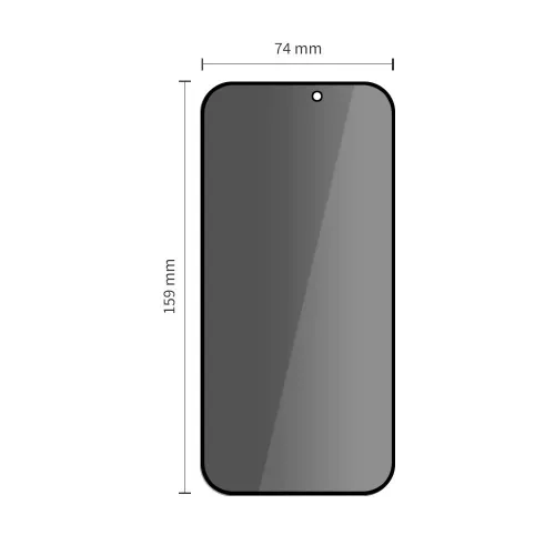 szkło prywatyzujące tech-protect quick set spy+ 2-pack na iphone 16 pro max na Arena.pl