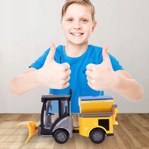 AUTO POJAZD ODŚNIEŻARKA DO ŚNIEGU SPYCHACZ ULICZNY LED DŹWIĘK NA BATERIE na Arena.pl