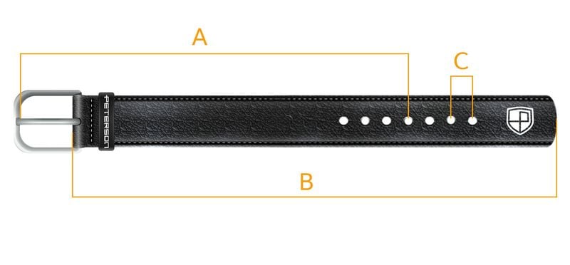 pasek szeroki ptn stu-06-135-3529 black zdjęcie 8