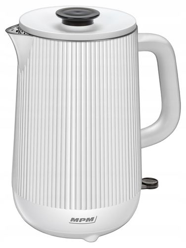Czajnik elektryczny bezprzewodowy MPM MCZ-115 z podwójnymi ściankami biały na Arena.pl