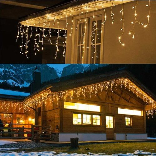 SOPLE LED 500 LAMPKI CIEPŁE WISZĄCE 24M ZEWNĘTRZNE WEWNĘTRZNE EFEKT FLASH na Arena.pl