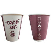 kubek papierowy dyspersja "take me" 250 ml, śr. 80 mm 50 szt.