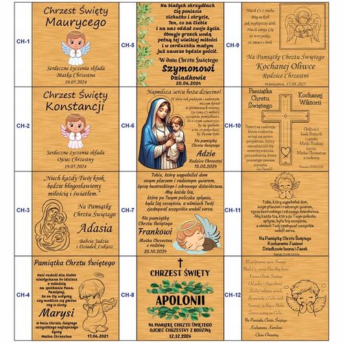 Srebrny medalik pr. 925 Matka Boska Częstochowska Grawer Prezent na Chrzest na Arena.pl