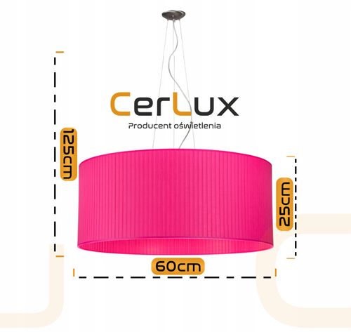 Lampa wisząca PLISA 60 cm na Arena.pl