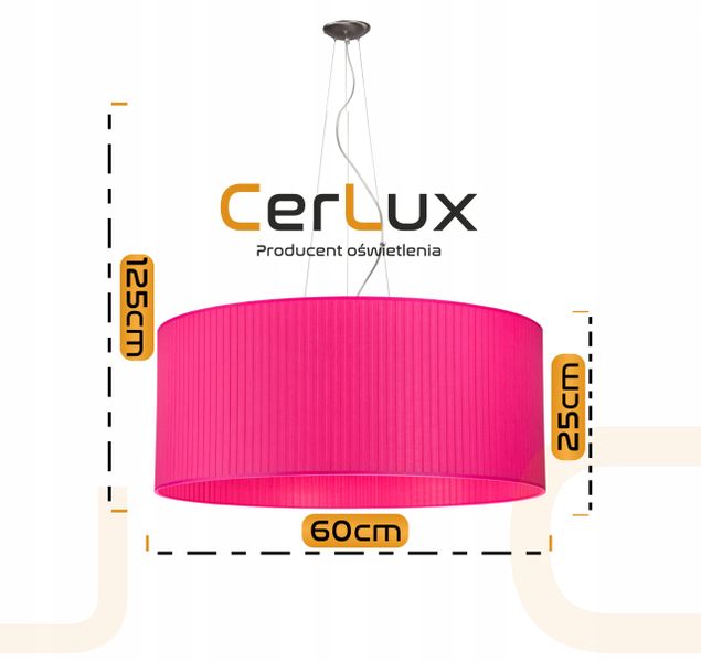 Lampa wisząca PLISA 60 cm zdjęcie 2