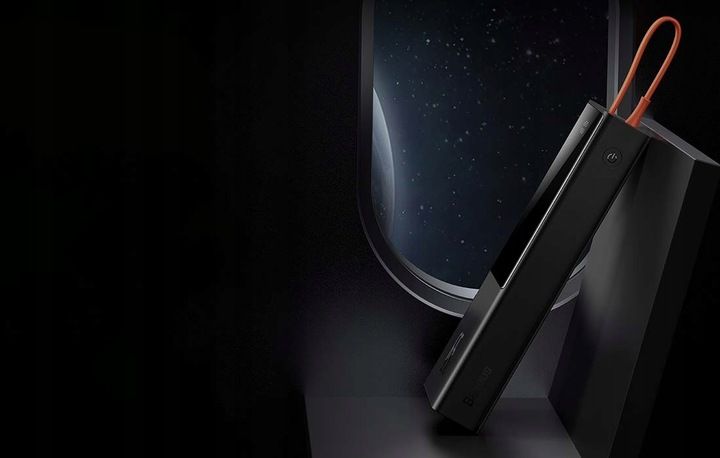 BASEUS MOCNY POWERBANK ELF 20000MAH 2X USB-A 2X USB-C QC PD 65W 3A Z KABLEM zdjęcie 12